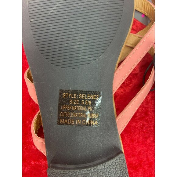 Charles Albert Selene Size Medium Women's Rose Pink Sandals - Picture 3 of 5